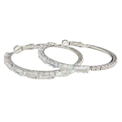 üíé ‚ú® Women's Sparkling CZ Hoop Earrings ‚Äì Micro-Paved, Lightweight Copper & Bold Design ‚Äì Elegant, Versatile & Perfect Gift üí´