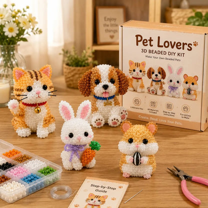 üßµ‚ú®DIY Petite 3D Beaded Animal Craft Kit
