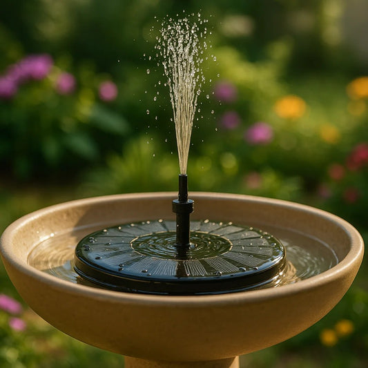 ‚òÄÔ∏è Solar-Powered Fountain ‚ú®Garden Oasis, No Wires No Hassleüí¶