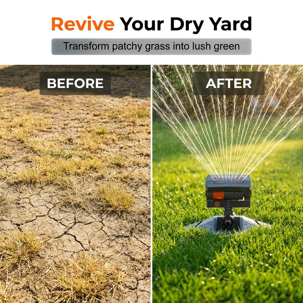 Adjustable Oscillating Sprinkler Wide Coverageüí¶‚ú®