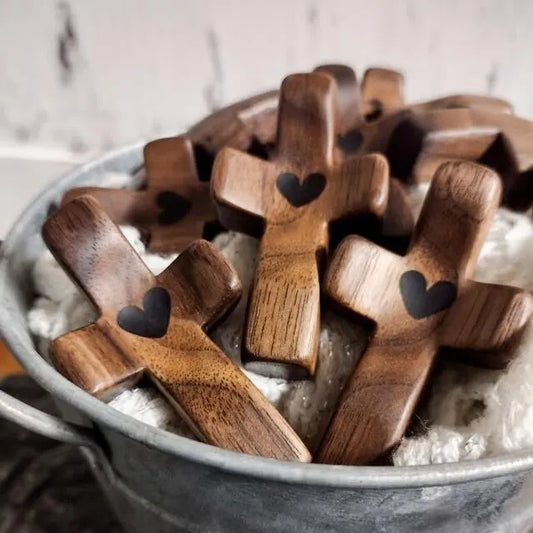 üèÜFlash Sale‚ö° 50K+ SOLD! ‚úùÔ∏è100% Handmade Wooden Cross My Heart