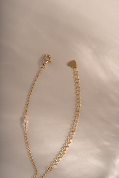 Dainty Beaded Pearl Necklace