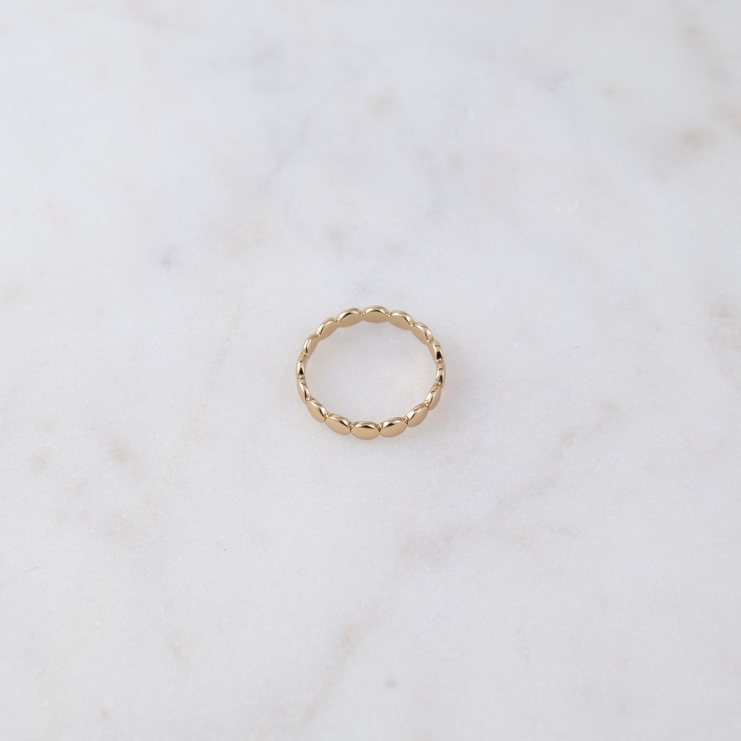 Flat Beaded Ring