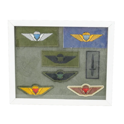 Danish Army Parachute Qualification Wings Display Board, Item 2 - Danish Surplus - Flags, Badges & Insignia