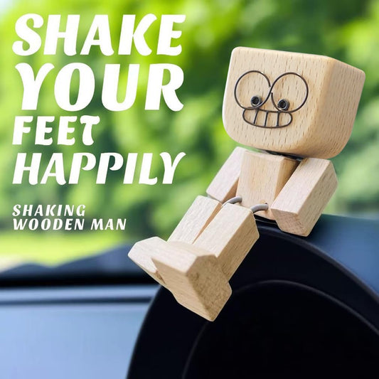 üî•Charming Little Wooden Figure That Sways with 12PCS Magnetic Expressions