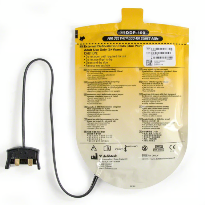 Adult Defibtech Lifeline AED Defibrillation Pads