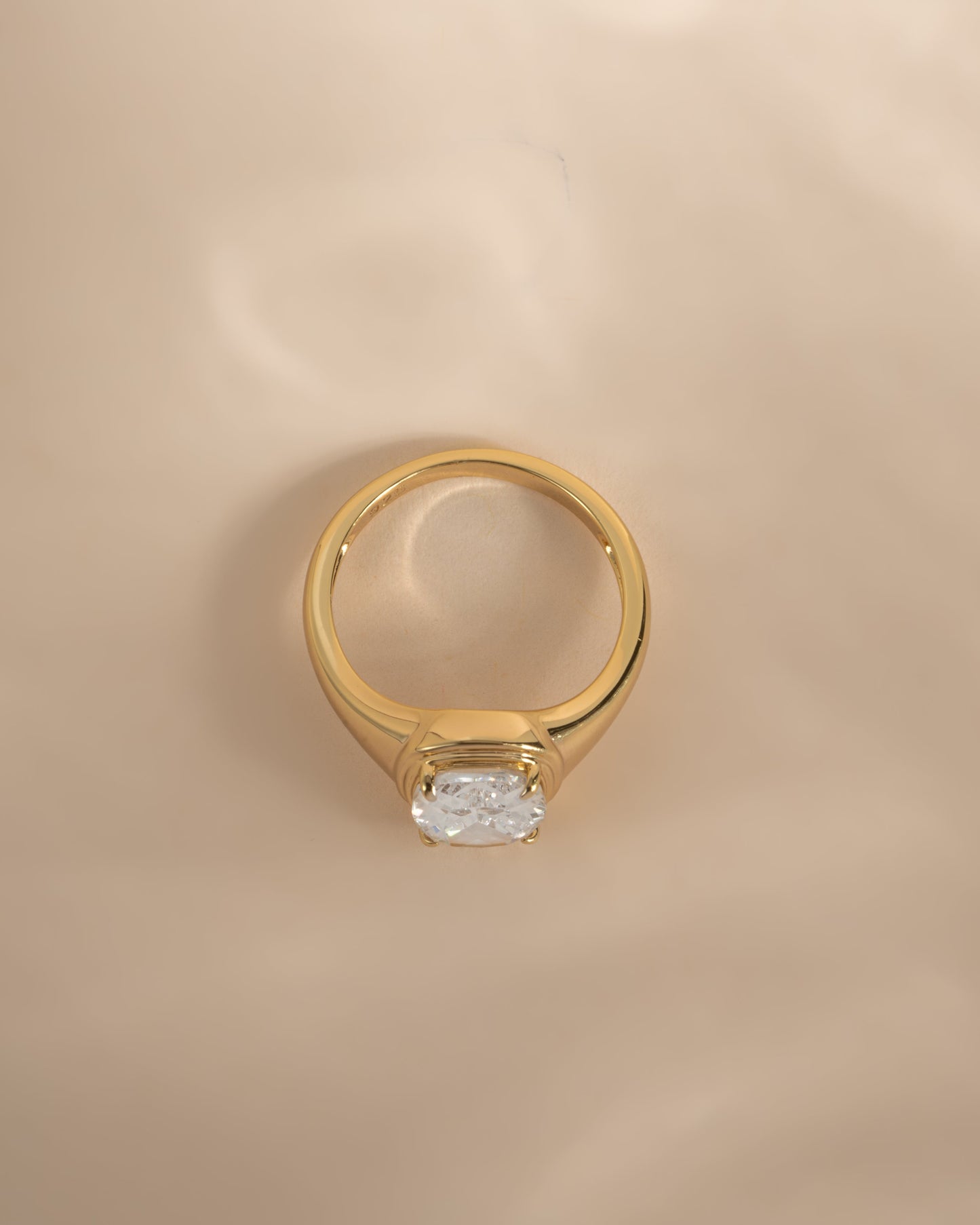 Elongated Cushion Ring