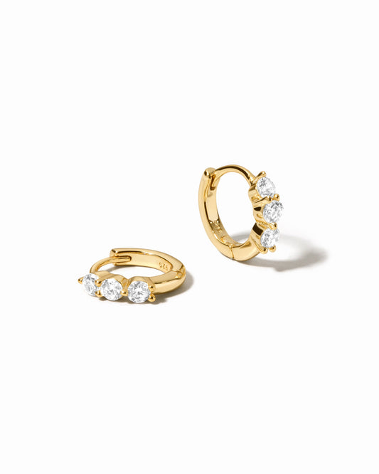 8mm Stacy Hoop Earrings