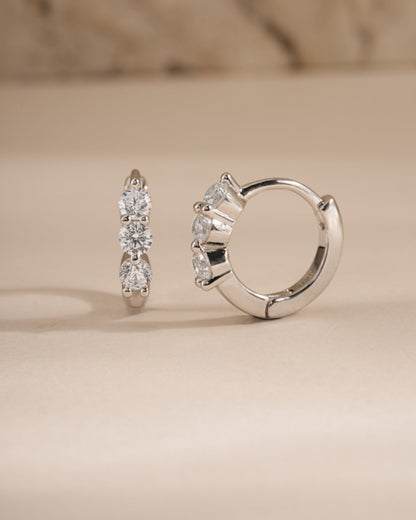 8mm Stacy Hoop Earrings