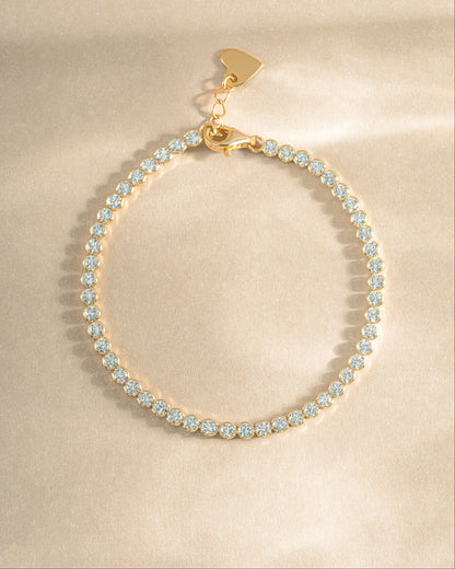 3mm Round Tennis Bracelet