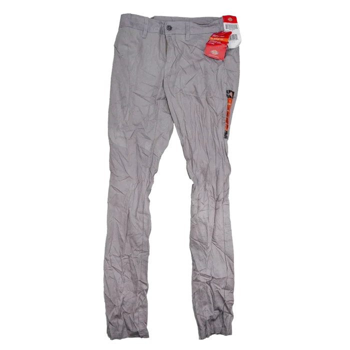 Dickies Grey Classic Fit Trousers - 31x32, Small - Army & Outdoors - Dress Trousers