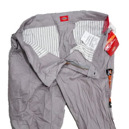 Dickies Grey Classic Fit Trousers - 31x32, Small - Army & Outdoors - Dress Trousers