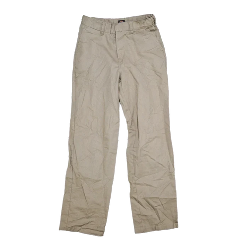 Dickies Khaki Trousers - 27x29, XSmall - Army & Outdoors - Work Trousers
