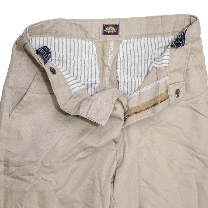 Dickies Khaki Trousers - 27x29, XSmall - Army & Outdoors - Work Trousers