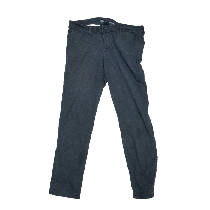 Dickies Women's Black Skinny Trousers - Large - Army & Outdoors - Work Trousers
