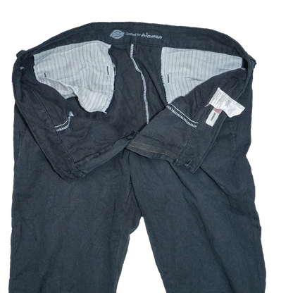 Dickies Women's Black Skinny Trousers - Large - Army & Outdoors - Work Trousers