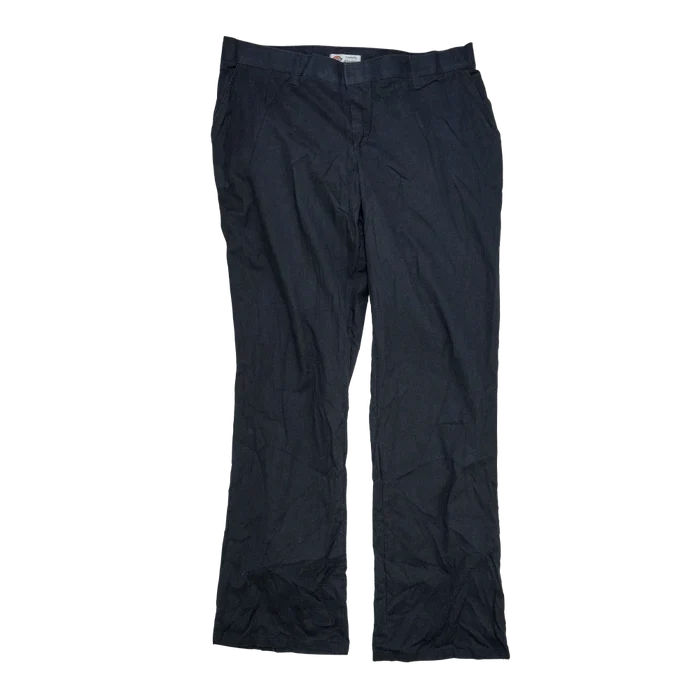 Dickies Women's Black Trousers - Size 16, Large - Army & Outdoors - Work Trousers