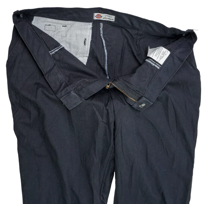 Dickies Women's Black Trousers - Size 16, Large - Army & Outdoors - Work Trousers