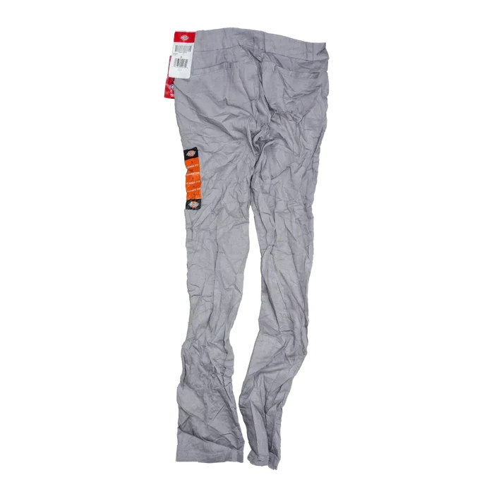 Dickies Women's Grey Trousers - Size 3, Small - Army & Outdoors - Dress Trousers
