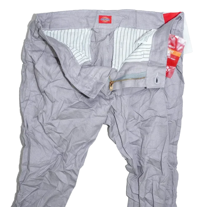 Dickies Women's Grey Trousers - Size 3, Small - Army & Outdoors - Dress Trousers