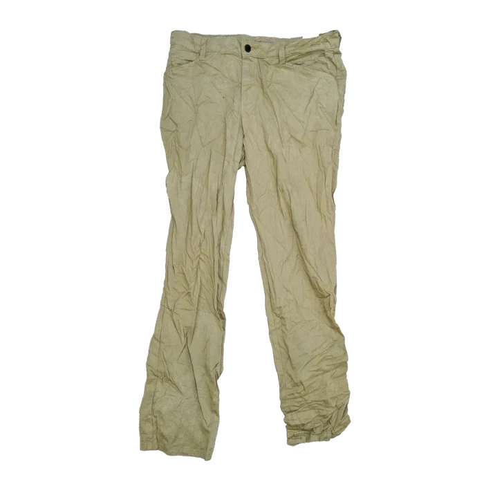 Dickies Women's Khaki Curvy Fit Trousers - Size 14, Medium - Army & Outdoors - Work Trousers