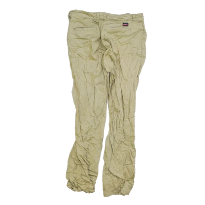 Dickies Women's Khaki Curvy Fit Trousers - Size 14, Medium - Army & Outdoors - Work Trousers