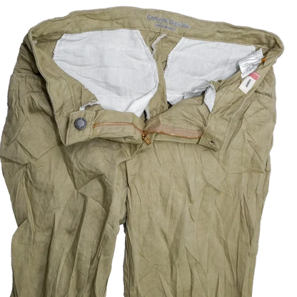 Dickies Women's Khaki Curvy Fit Trousers - Size 14, Medium - Army & Outdoors - Work Trousers