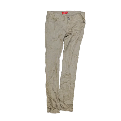 Dickies Women's Khaki Jeans - Size 7, Small - Army & Outdoors - Jeans