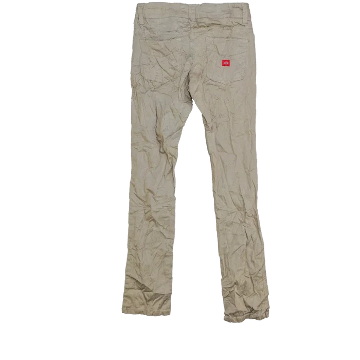 Dickies Women's Khaki Jeans - Size 7, Small - Army & Outdoors - Jeans