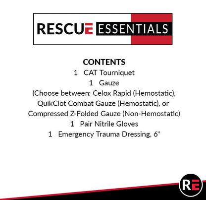 RE-DOK kit Rescue Essentials Downed Officers' Kit contents