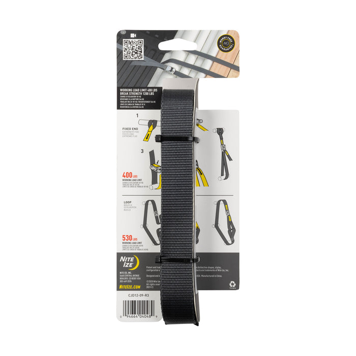 Dual CamJam® Tie Down System, 12 ft., back packaged
