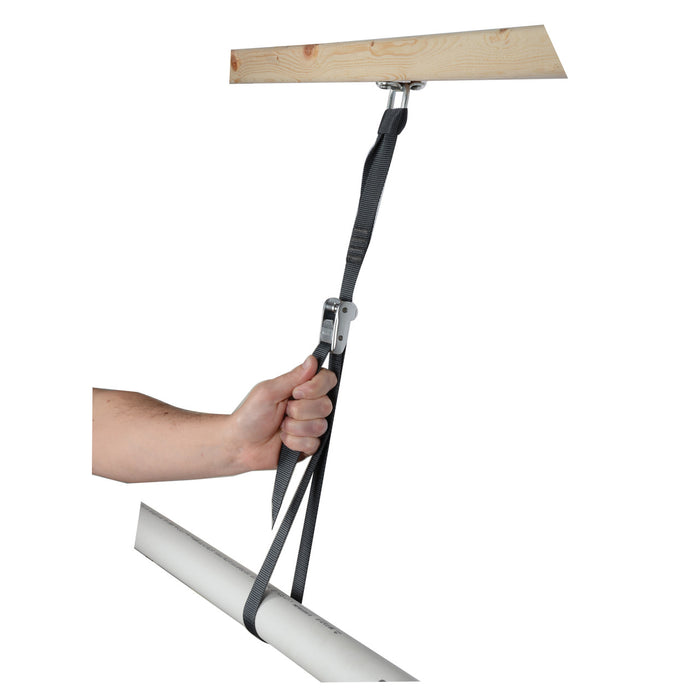 Dual CamJam® Tie Down System, 12 ft., in use