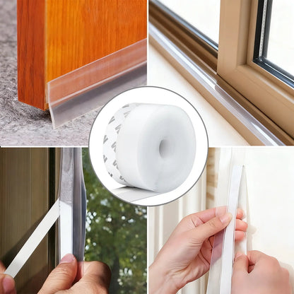 üå∏Door Weather Stripping, Self-Adhesive Draft Stopper Seal for Doors & Windows