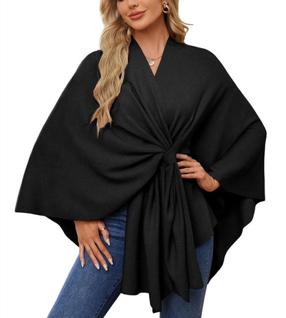 üî•Elegant Shawl Wraps Soft Open Front Poncho Shawl Wraps
