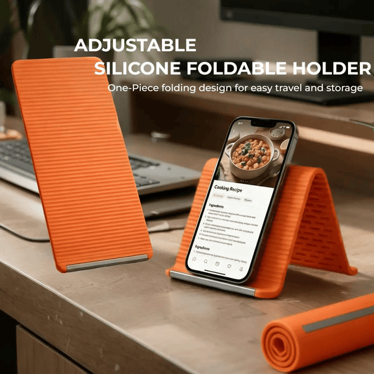 üî•Flexible silicon  Phone holder stand, Bendable Rollable Foldable Design