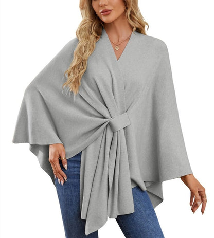 üî•Elegant Shawl Wraps Soft Open Front Poncho Shawl Wraps