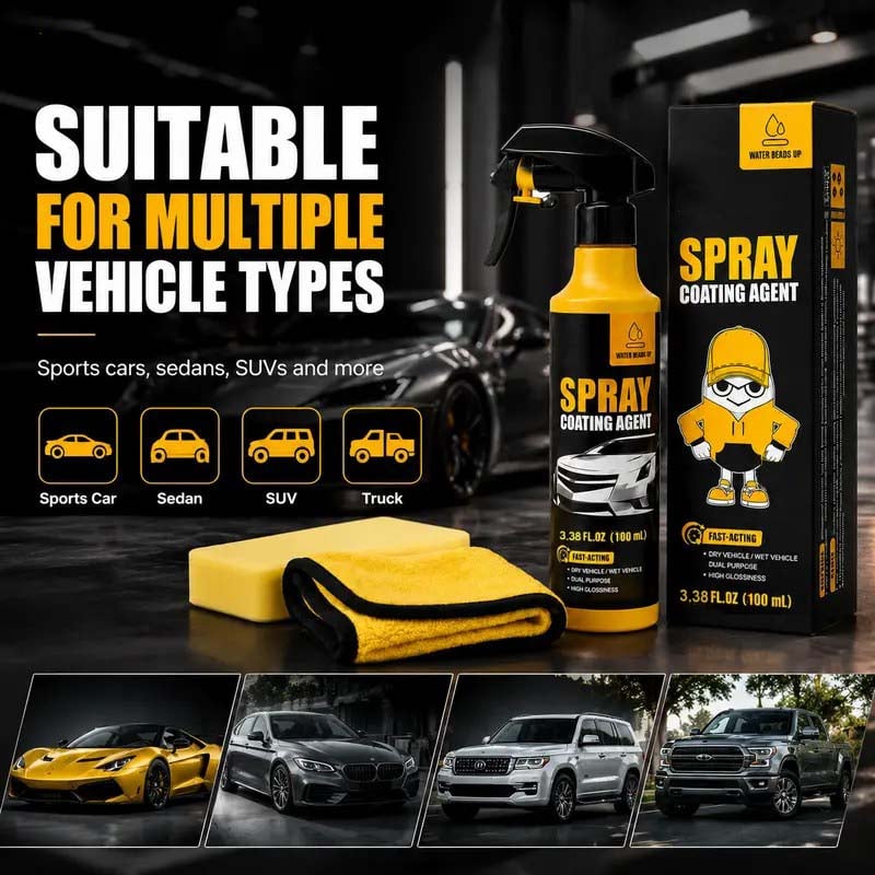 Hydrophobic Car Ceramic Spray for All Vehiclesüöó