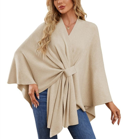 üî•Elegant Shawl Wraps Soft Open Front Poncho Shawl Wraps