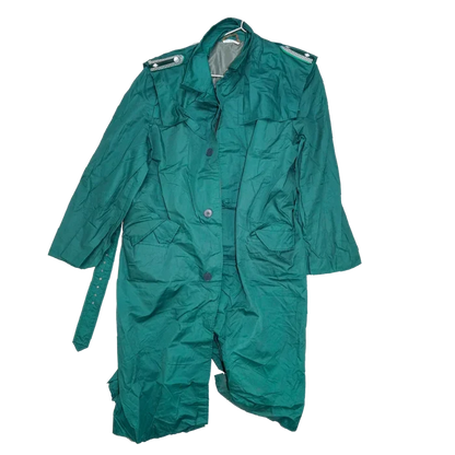 East German Police Rain Coat - G48, Medium, Item 1 - East German Army Surplus - Rain Jackets