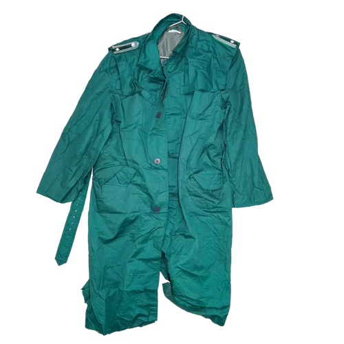 East German Police Rain Coat - G48, Medium, Item 1 - East German Army Surplus - Rain Jackets