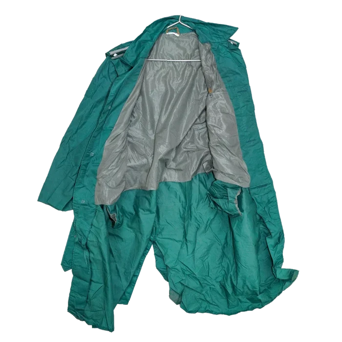 East German Police Rain Coat - G48, Medium, Item 1 - East German Army Surplus - Rain Jackets