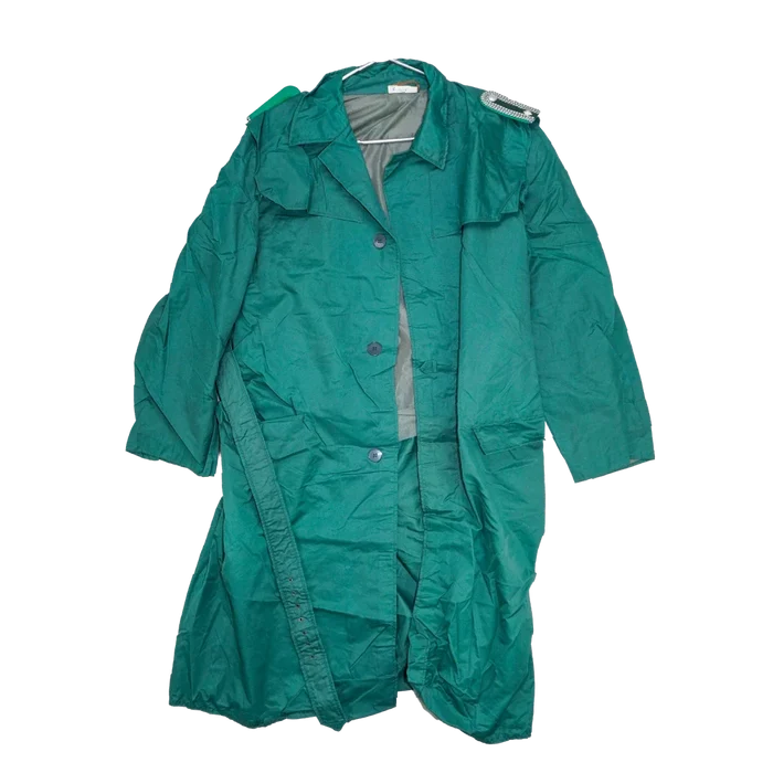 East German Police Rain Coat - G48, Medium, Item 2 - East German Army Surplus - Rain Jackets