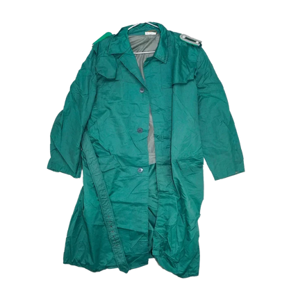 East German Police Rain Coat - G48, Medium, Item 2 - East German Army Surplus - Rain Jackets