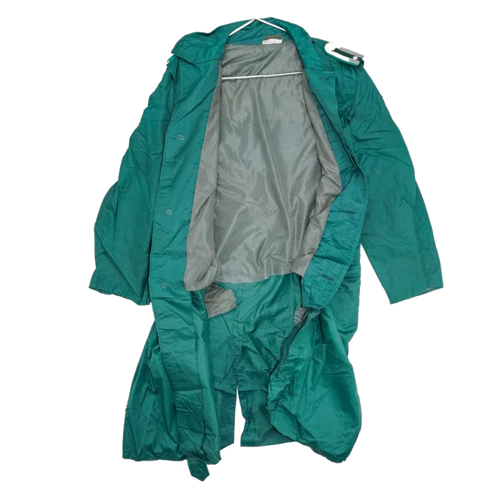 East German Police Rain Coat - G48, Medium, Item 2 - East German Army Surplus - Rain Jackets