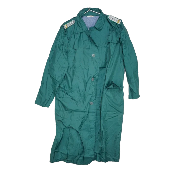 East German Police Rain Coat - M44, Small - East German Army Surplus - Rain Jackets