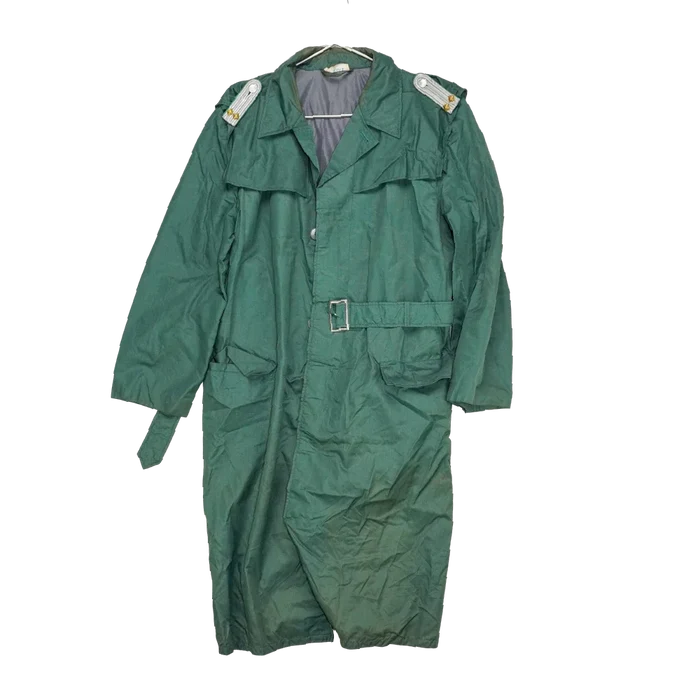 East German Police Rain Coat - M48, Medium, Item 1 - Army & Outdoors - Rain Jackets