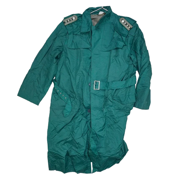 East German Police Rain Coat - M52, Large - East German Army Surplus - Rain Jackets
