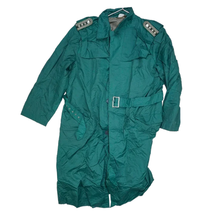 East German Police Rain Coat - M52, Large - East German Army Surplus - Rain Jackets