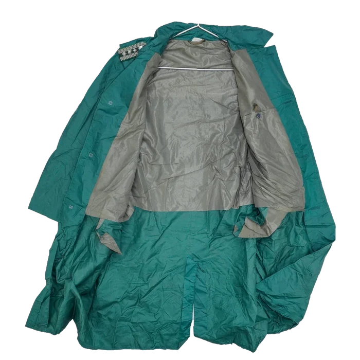 East German Police Rain Coat - M52, Large - East German Army Surplus - Rain Jackets