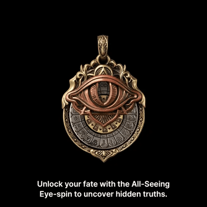 üëÅÔ∏è‚Äçüó®Ô∏èHandmade Tarot Vision Pendant: Connect to Cosmic Wisdom Anytime(Cheat Sheet Included)